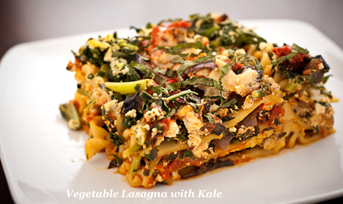 Vegetable Lasagna with Kale