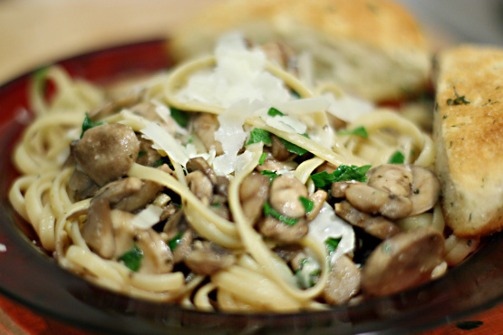 fettucini Mushroom Garlic Recipe