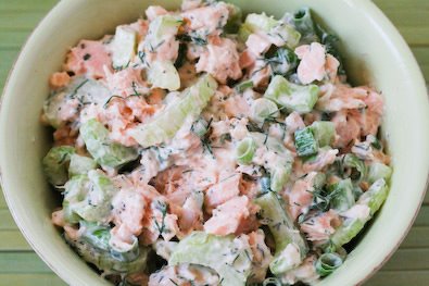 Low Calorie Salmon Dill Salad Recipe